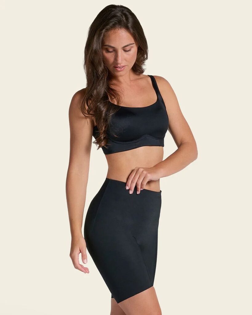 Braga short 12992 Leonisa negro